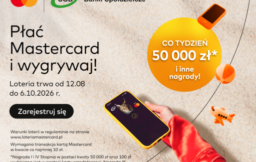 Zdjęcie do Ruszyła Loteria Mastercard! 50 tys. zł co tydzień!